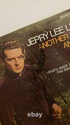 Jerry Lee Lewis Autographed Vinyl Record Album COVER Signed withCOA! Another Place