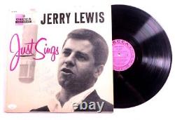 Jerry Lewis Signed Autographed Record Album Cover Just Sings 5/57 JSA AL29651