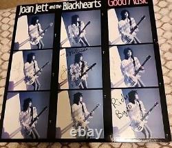 Joan Jett And The Blackhearts Good Music Autographed vinyl album (1986)