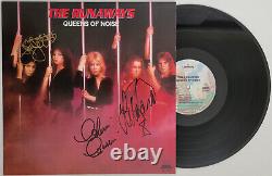 Joan Jett Currie Ford signed The Runaways Queens of Noise album COA exact proof