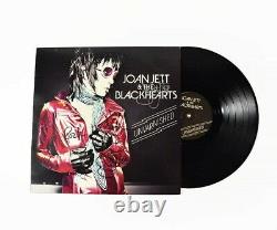 Joan Jett Unvarnished Autographed Signed Album LP Record Authentic JSA COA AFTAL