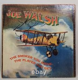 Joe Walsh Signed Autographed Record Album Cover Smoker You Drink no COA/record