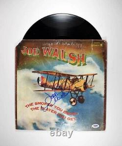Joe Walsh The Eagles Autographed Signed Album LP Record Authentic PSA/DNA COA