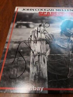 John Cougar Mellencamp autographed Scarecrow Album