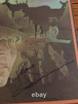 John Denver signed lp coa + Proof! Autographed in person album Very Rare