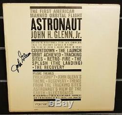 John Glenn Signed Album Mercury Friendship 7 Astronaut Nasa Reprise records