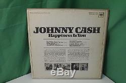 Johnny Cash, Happiness Is You, autographed album, personally signed