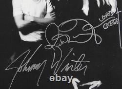 Johnny Winter JSA Signed Autograph Album Vinyl Record Rick Derringer