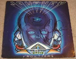 Journey Authentic Band Signed Record Album Vinyl LP Autographed with Steve Perry