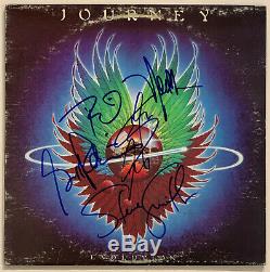 Journey Autographed vinyl record Album Signed by all 5. Beckett BAS COA