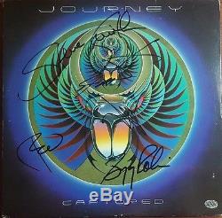 Journey Group Signed Album Perry Schon Smith Valory Rolie WithPAAS COA