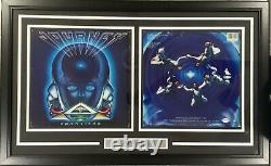 Journey Signed Album Steve Perry Autographed Vinyl Record Framed PSA Cert Proof