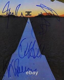 Judas Priest Band Signed Autograph Record Album JSA Vinyl Point Of Entry