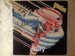 Judas Priest Personally Hand Signed/Autographed Record Album Cover