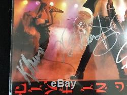 Judas Priest Rob Halford Autographed Unleashed In The East LP Album Sleeve +2
