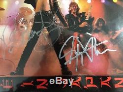 Judas Priest Rob Halford Autographed Unleashed In The East LP Album Sleeve +2