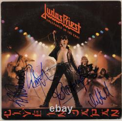 Judas Priest band signed autographed record album AMCo COA 20271