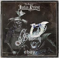 Judas Priest band signed autographed record album! RARE! AMCo Authenticated