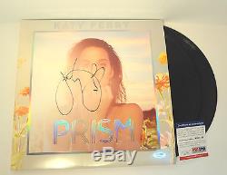 Katy Perry Sexy Roar Signed Autograph Prism Vinyl Record Album Psa/dna Coa