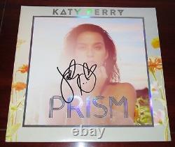 KATY PERRY signed Autographed PRISM VINYL ALBUM LP PROOF Beautiful Sig COA