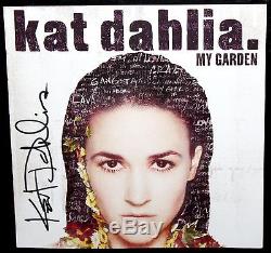KAT DAHLIA Autographed MY GARDEN CD Album Booklet! SIGNED! NEW Epic Records