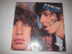 KEITH RICHARDS (Rolling Stones) Signed BLACK AND BLUE Album with PSA LOA