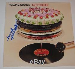 KEITH RICHARDS The Rolling Stones Signed Let It Bleed ALBUM LP with PSA DNA Loa