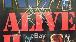 KISS Alive 2 LP Album Signed by Ace Frehley Peter Criss Autograph Rare Real