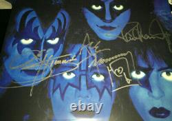 KISS Creatures of the Night Record Album Autographed Signed by Ace Paul Gene HTF