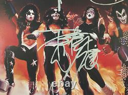 KISS DESTROYER Record Album Autographed Signed by Ace Peter Paul Gene Aucoin