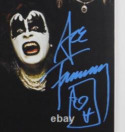 KISS JSA Paul Stanley Ace Frehley Autograph Signed Record Album Debut