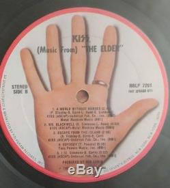 KISS Music From The Elder Fully Signed LP Record Album Beautiful
