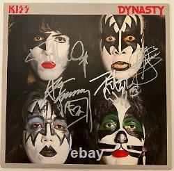 KISS Paul Stanley Peter Criss Gene JSA Signed Autograph Record Album Dynasty