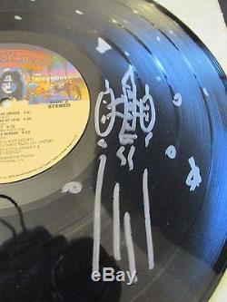 KISS SIGNED -ACE FREHLEY ORIGINAL ALBUM RECORD LP KISS 1978 AUCOIN VINTAGE