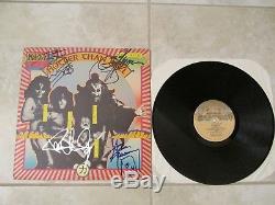 KISS SIGNED ALBUM 1974 WithLP'S RECORD SIMMONS STANLEY FREHLEY CRISS RARE