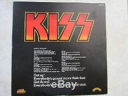 KISS SIGNED DESTROYER 1976 POSTER VINYL- LP ALBUM RECORD SLEEVE RARE