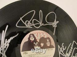 KISS SIGNED DYNASTY 1979 VINYL ALBUM LP RECORD GENE SIMMONS PAUL STANLEY