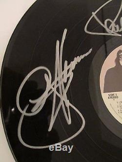 KISS SIGNED DYNASTY 1979 VINYL ALBUM LP RECORD GENE SIMMONS PAUL STANLEY