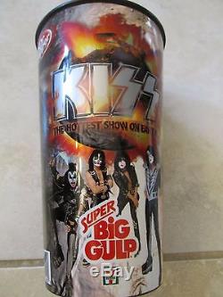KISS SIGNED- PAUL STANLEY COLLECTIBLE BIG GULP- ALBUM LP RECORD -BRAND NEW