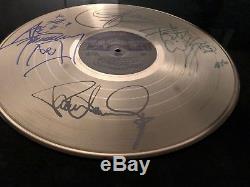 KISS Signed (Peter, Paul, Gene, and Ace) Gold Record Debut Album