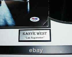 Kanye West FRAMED SIGNED + Sketch Late Registration LP RECORD ALBUM PSA JSA
