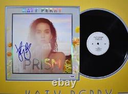 Katy Perry Prism Autographed Signed Framed Album LP Record Authentic PSA/DNA COA