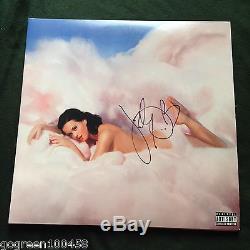 Katy Perry signed Teenage Dream Vinyl Record LP Album sexy hot photo proof body