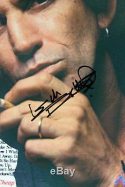 Keith Richards Rolling Stones Signed'Talk Is Cheap' Album Cover PSA #AB04430