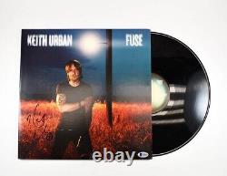 Keith Urban Fuse Autographed Signed Album LP Record Authentic Beckett BAS COA