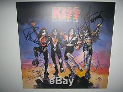 Kiss Destroyer Autographed Signed Album Record Cover