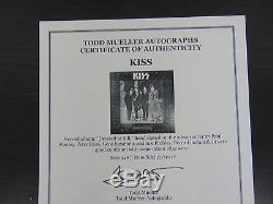 Kiss Group Signed Dressed To Kill Album Todd Mueller COA