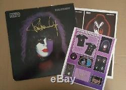 Kiss Paul Stanley Signed 1978 Solo Album cover No record Aucoin