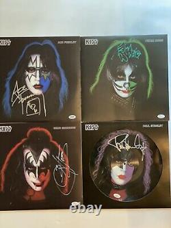 Kiss Signed Album/record/vinyl By all 4 members Rare JSA/PSA