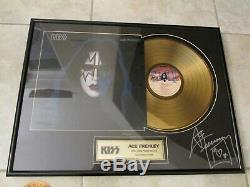 Kiss Signed Record Lp Album Simmons -stanley- Frehley Criss Rare